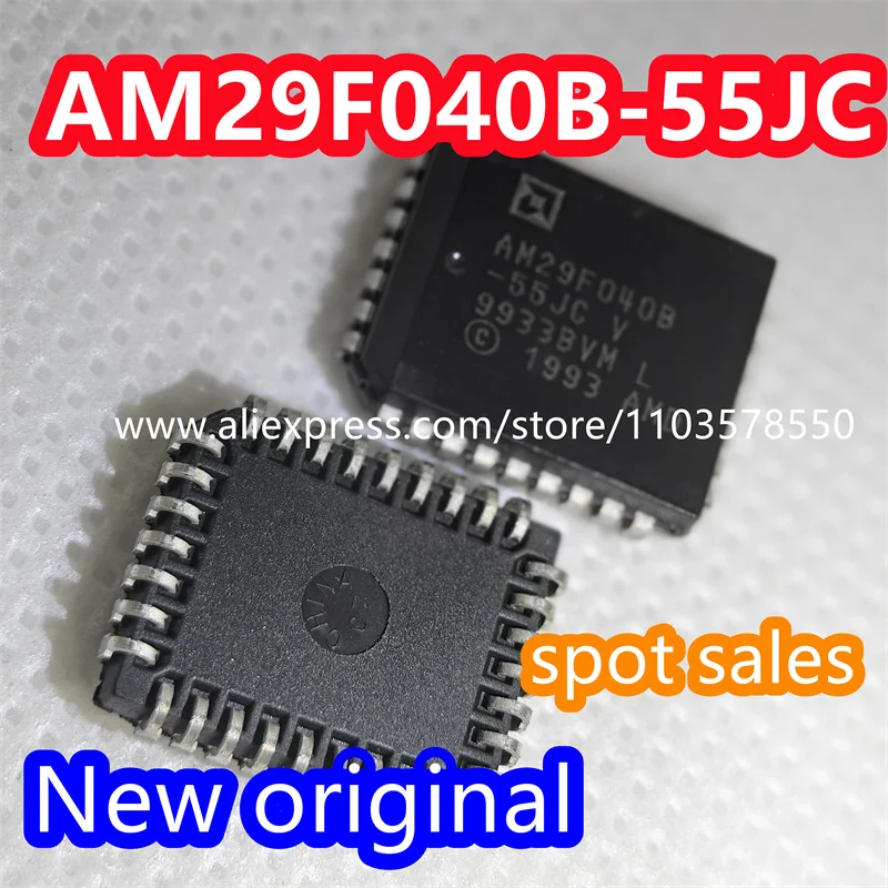 

(1 шт.) 100% новый оригинальный чип памяти AM29F040B-55JC AM29F040B посылка PLCC-32