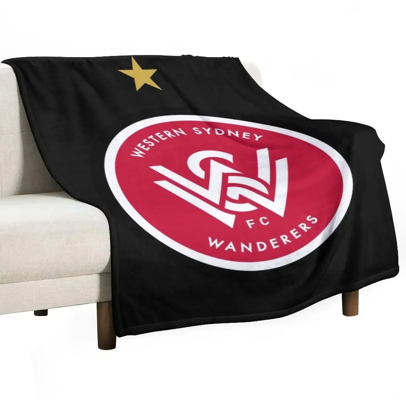 Western Sydney Wanderers FC Throw Blanket Camping Cute Warm Blankets