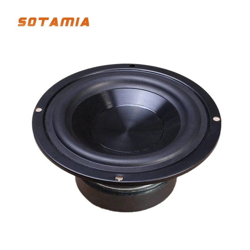 SOTAMIA 1Pcs 4 Inch Subwoofer Audio Speaker 4 Ohm 25W PP Waterproof Basin Speaker DIY Bluetooth Speakers Sound Music Loudspeaker