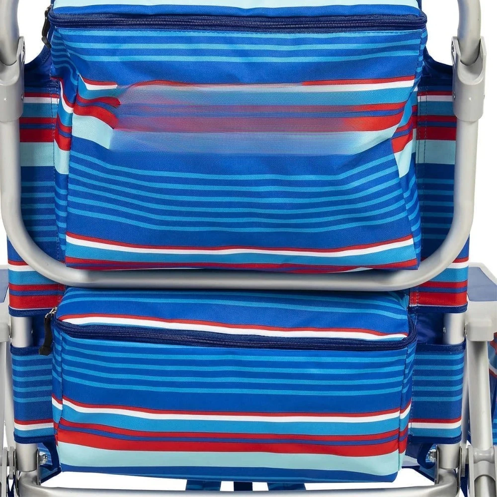 Rucksack Strandkorb 2er-Pack (Segelfisch und Palmen), Aluminium, Mehrfarbig - HOME