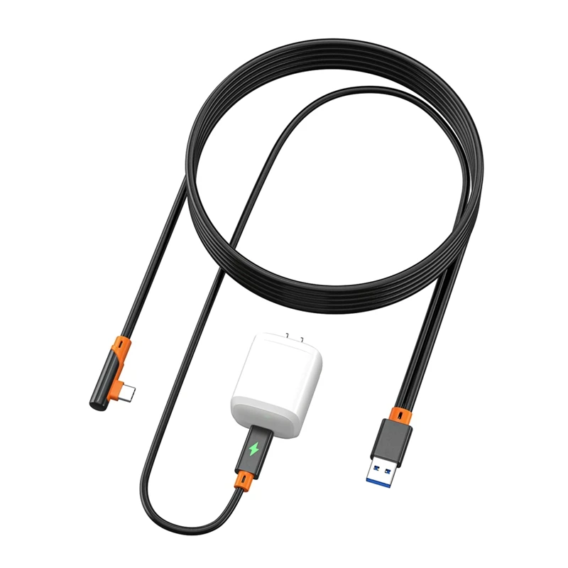 USB3.2 Gen1 VR Link Cable For Oculus Quest 1 2 3/PICO Neo 3/PICO 4 Quick Charge 9V 2A 5Gbps USB-C VR Stream Line