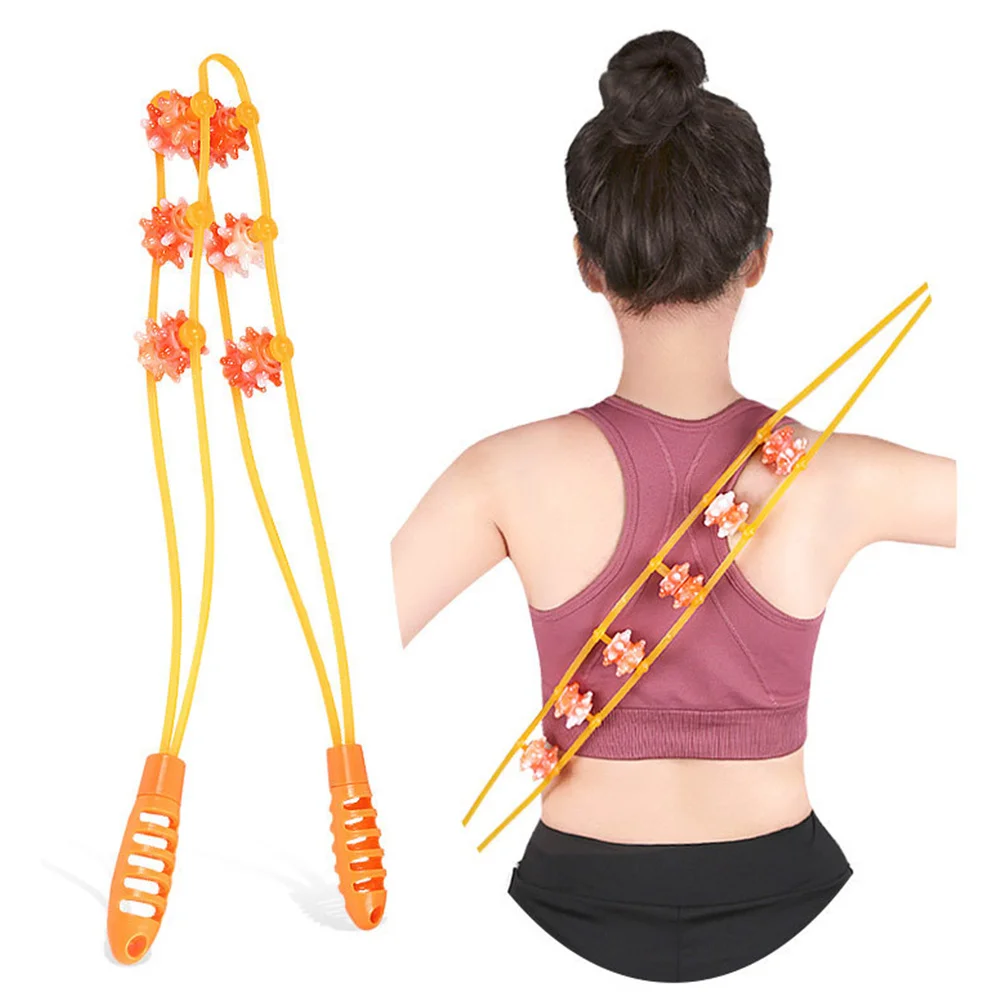 

2Pcs Muscle Roller Stick Premium Material Detachable Massage Tool Back Shoulder Body Massager Roller Waist Massager