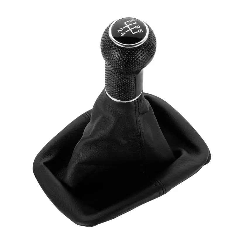 

5 6 Speed Gear Shift Knob Lever Shifter Gaitor Boot PU Leather For Bora Jetta MT for Volkswagen 1998-2004 Golf 4 IV MK4 GTI R32