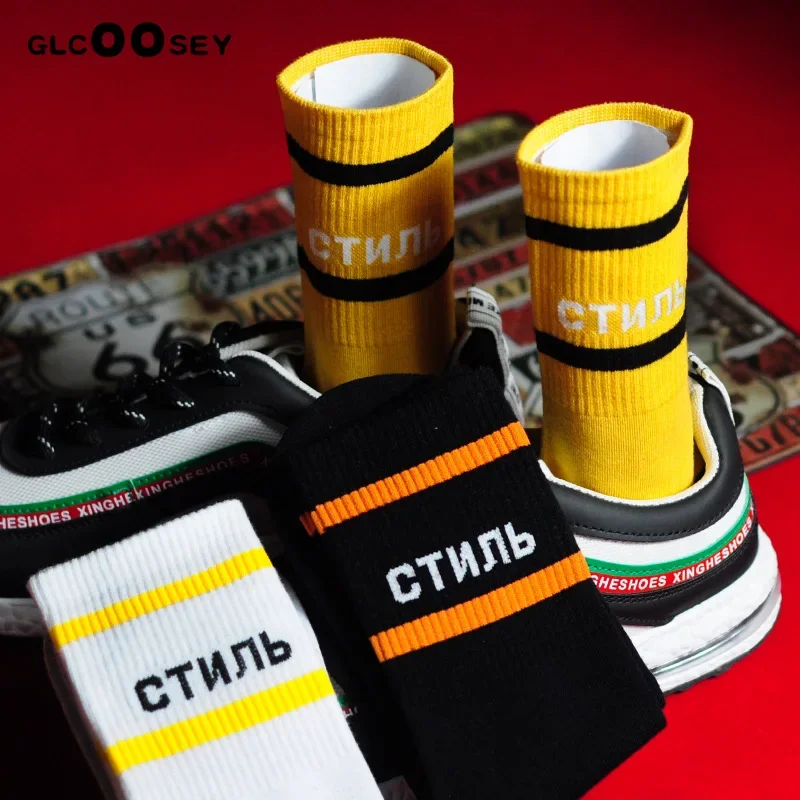 Men Sports Style Street Skateboards Crew Cactus Jack Hip Hop Harajuku Basketball Socks Women