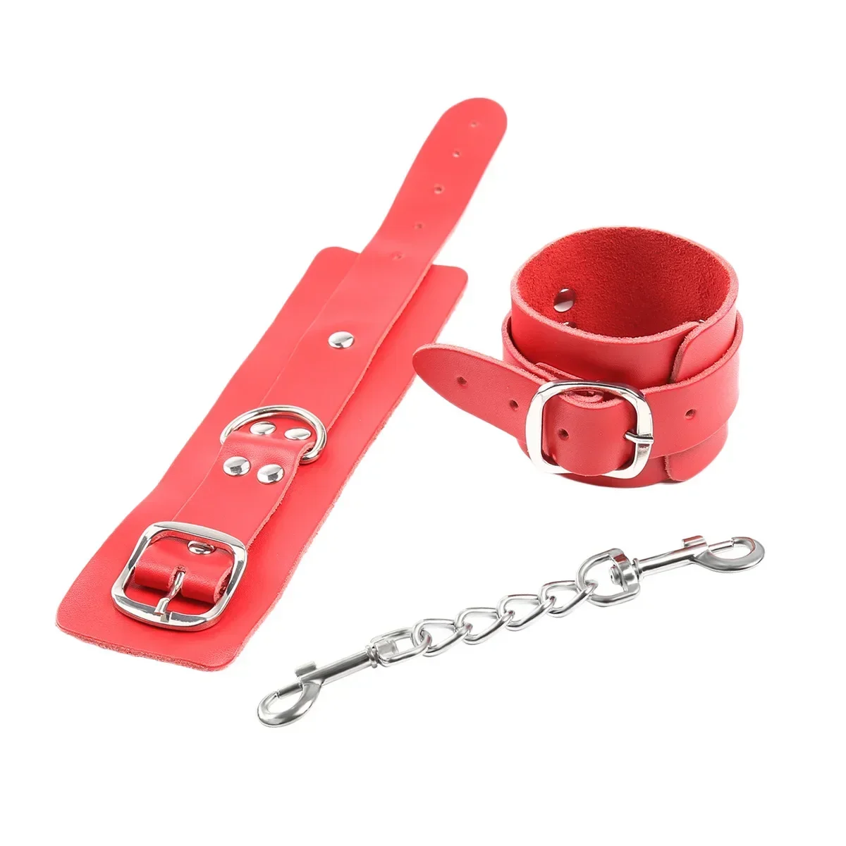 Adult Products Wrists Genuine Leather Erotic Roleplay BDSM Restraint System Games Ankle Cuffs Sexual Toys sex Handcuffs Bondage