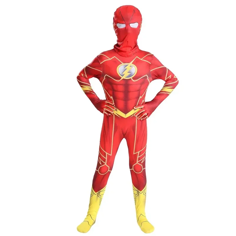 Bear House AA Man Adult Kids Cosplay Costumes Superhero Flash Children Bodysuit Halloween Christm New 2025 WKD001