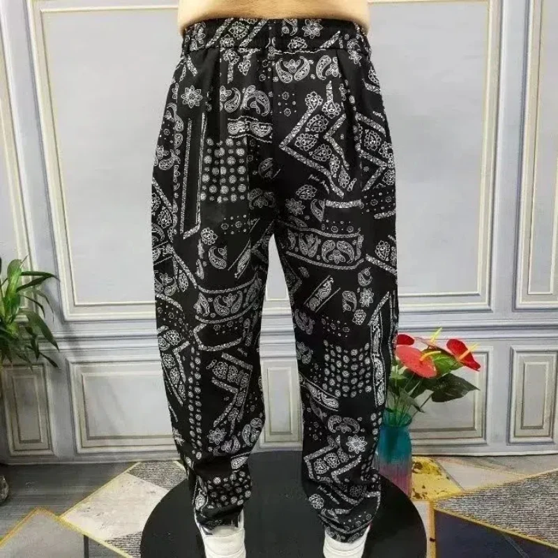 Pantalones elásticos para hombre, ropa de estilo coreano fino, Hip Hop, simplicidad, transpirables, Haren juvenil, primavera y otoño, nueva moda