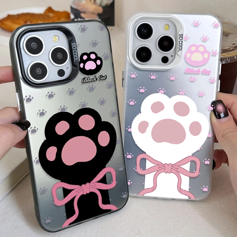 

Lovely Cat Paws Phone Case for Samsung Galaxy S24 S23 S22 S21 Ultra Plus FE A54 A34 A24 A14 A73 A53 A33 5G Note 20 Back Cover