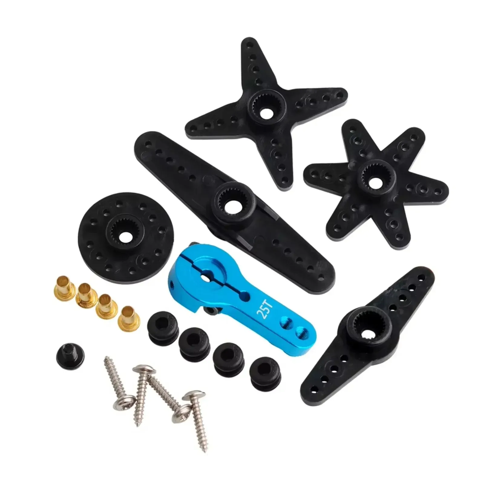 Feetech Fi7635M محرك معزز رقمي 35 كجم 180 درجة معدات معدنية من الألومنيوم لطائرات روبوت السيارة الذكية Arduino