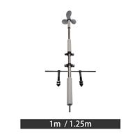 Electric Drill Manual Propeller Boat Hand Propeller Portable Canoe Hand Cranked Kayak Hand Push Oar Outboard Motor Bracket