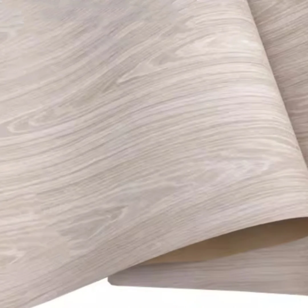 Size:2.5x0.58meter Thick:0.25mm Tech Washed White Oak Grain Veneer Sheet Home Renovation DIY Projects Speaker Cabinet Veneering