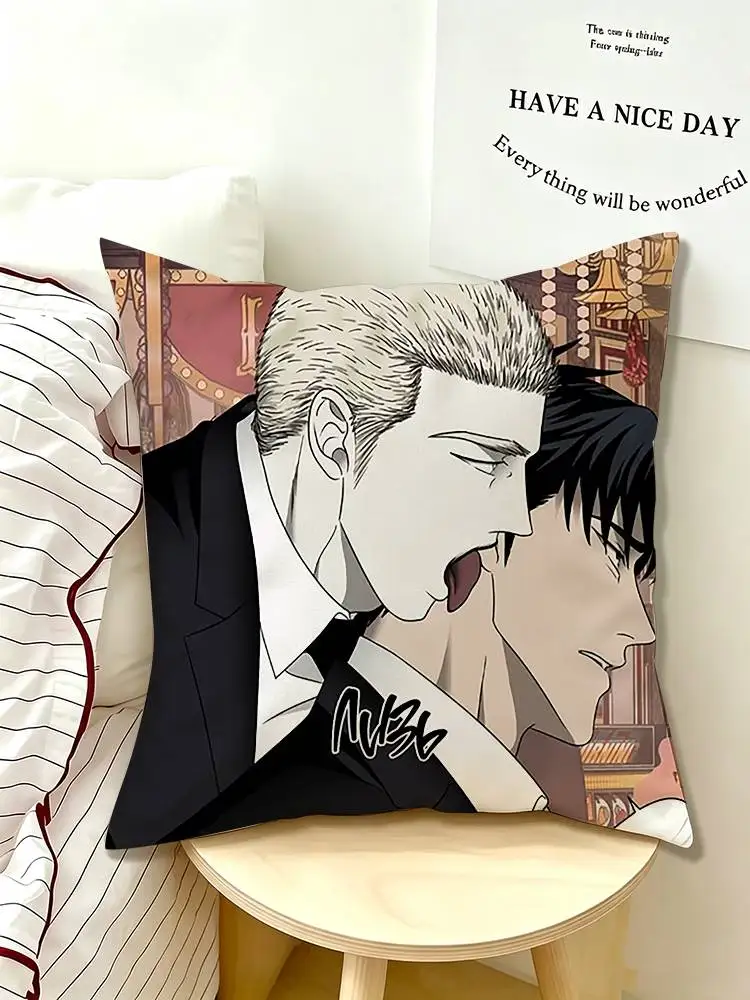 BL S-Shutline Jake Shin  Pillow Case Pattern Printed Pillowcase For Living Room Sofa Cushion Cover