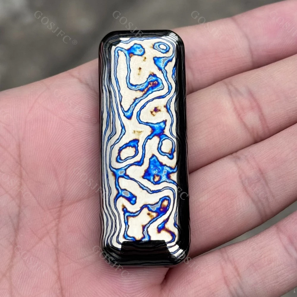 Even Number EDC Fidget Slider Zircuti Timascus Push Slider Rebound Fidget Toys Adults Original Designs Anxiety Relief Gadgets