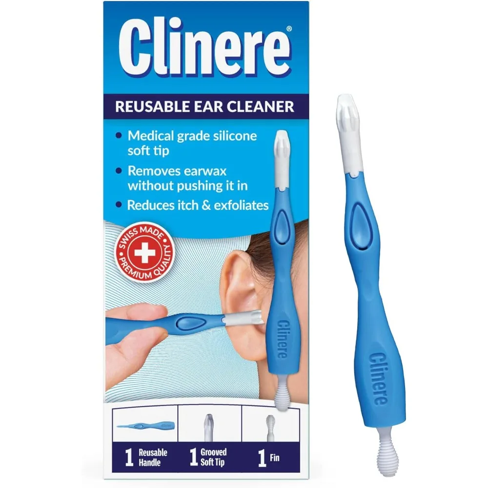 Reusable Ear Cleaner Kit - Earwax Remover Tool for Gentle Ear Canal Cleaning & Itch Relief - Safe Home Ear Wax Removal - Reusable & Effective Ear Care Solution