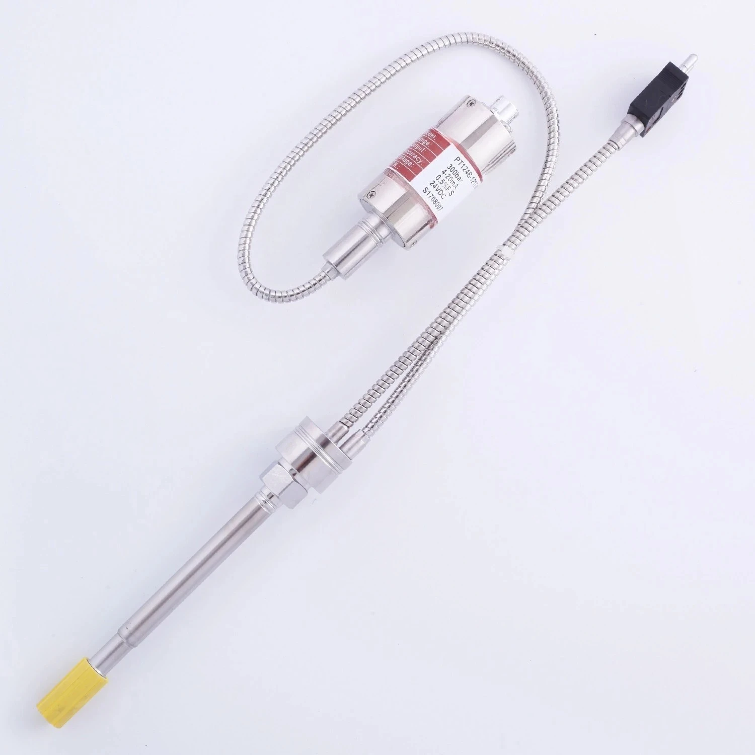 High temperature melt pressure sensor/transmitter for screen changer equipment