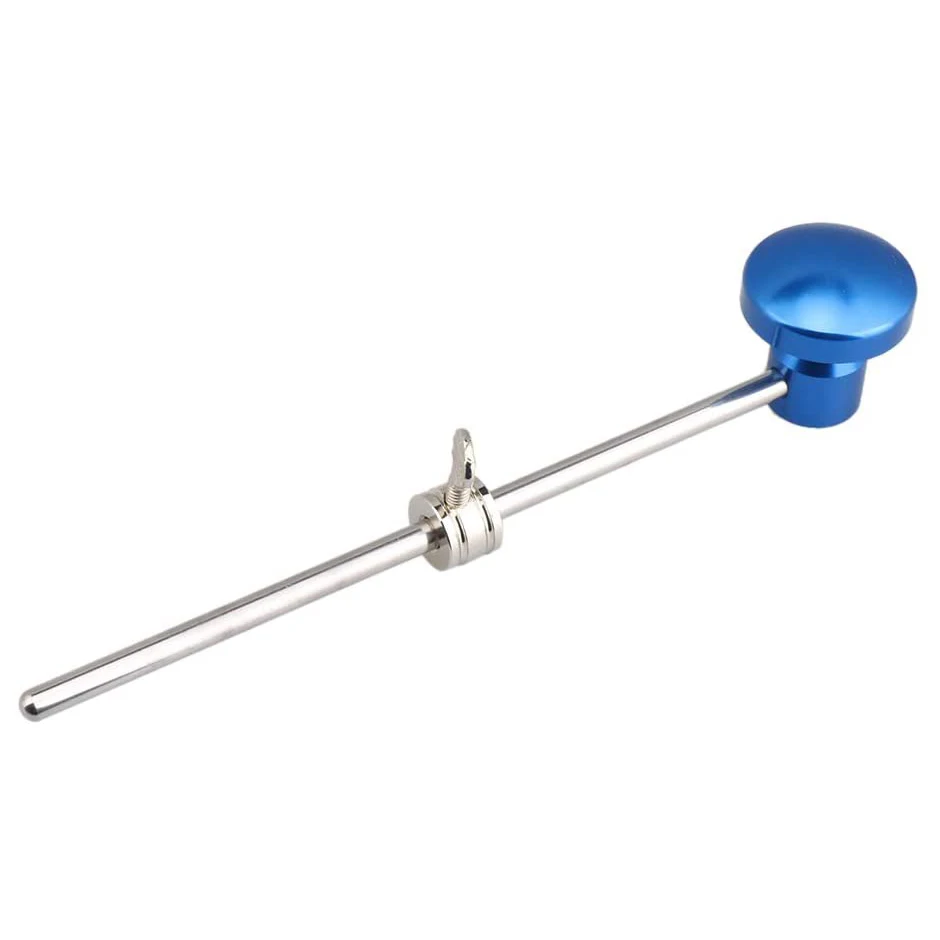 Blue Aluminum Alloy Bass Drum Beater Kick Drum Foot Pedal Beater Replacement Parts