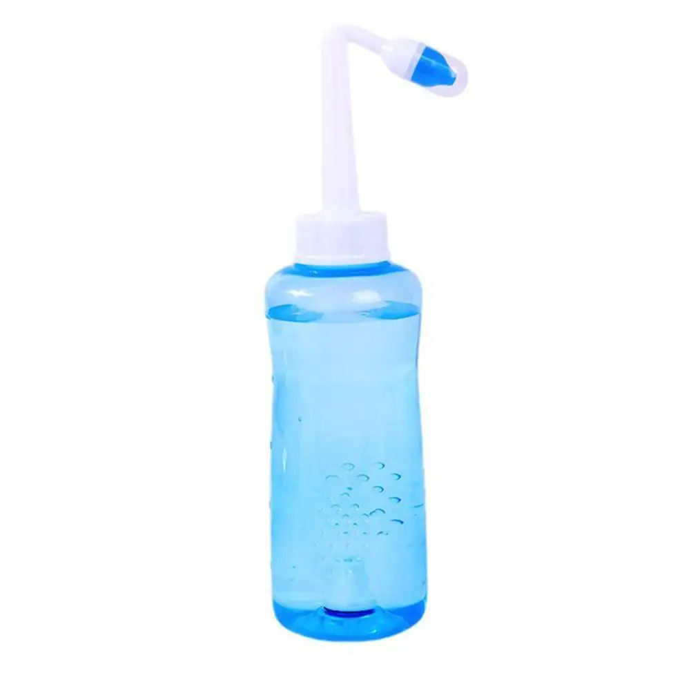 Nettoyeur de lavage du nez, irrigateur Nasal, bouteille de rinçage, Pot de protection du nez, évite les enfants allergiques, rhinite de 300ML, adultes Neti X7F9