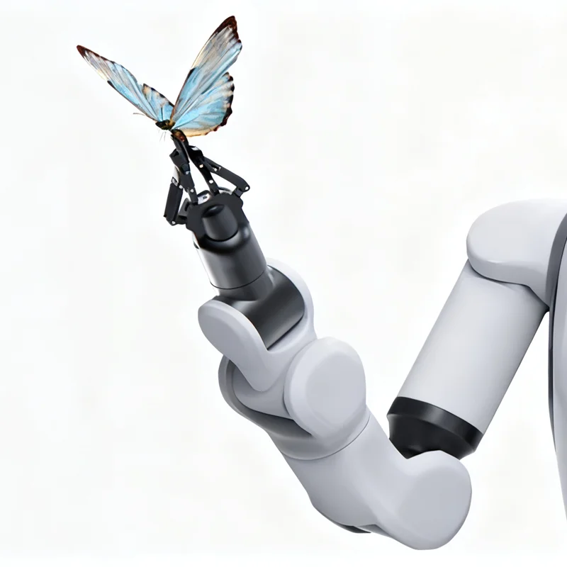 Three-Finger Electric Gripper with Flexible Force Control and Motor Core for Collaborative Robots view 5