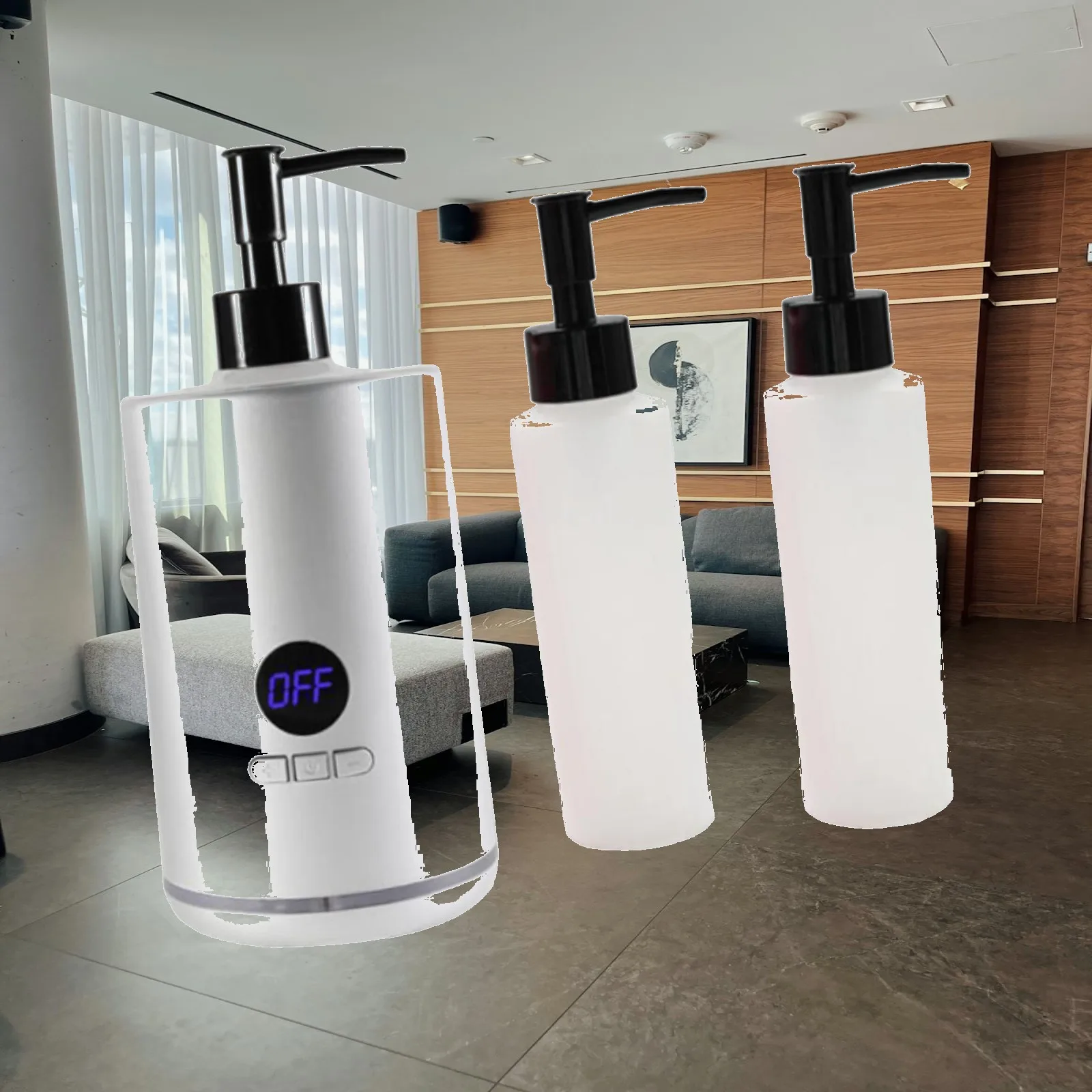 Single Bottle Oil Heater Oil Bottle Warmer Accessories for Salon SPA with Oil Bottles Lotion Warmer Dispenser LED Display