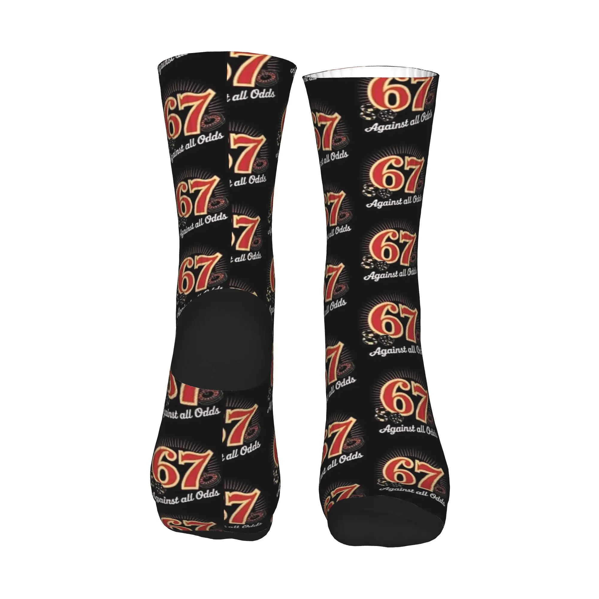 خمر 67 ولد في 1967 مضحك 6 7 ميمي جوارب نمط الجوارب الربيع المضادة للبكتيريا الجوارب الرجال تشغيل الرياضة تنفس الجوارب