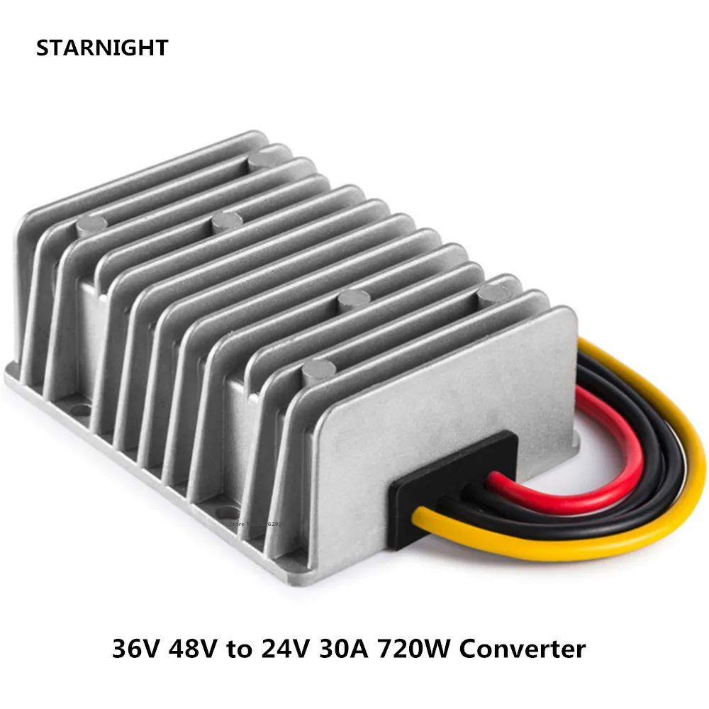 

Преобразователь регулятора напряжения, 30-60 в, 36 В, 48 В постоянного тока в 24 В, 30 А, 720 Вт