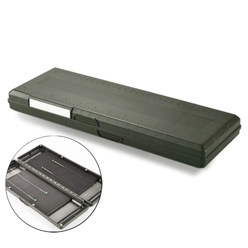 

Hair Rigs Container Box Waterproof Fishing Tackle Box Secure Magnet Closure