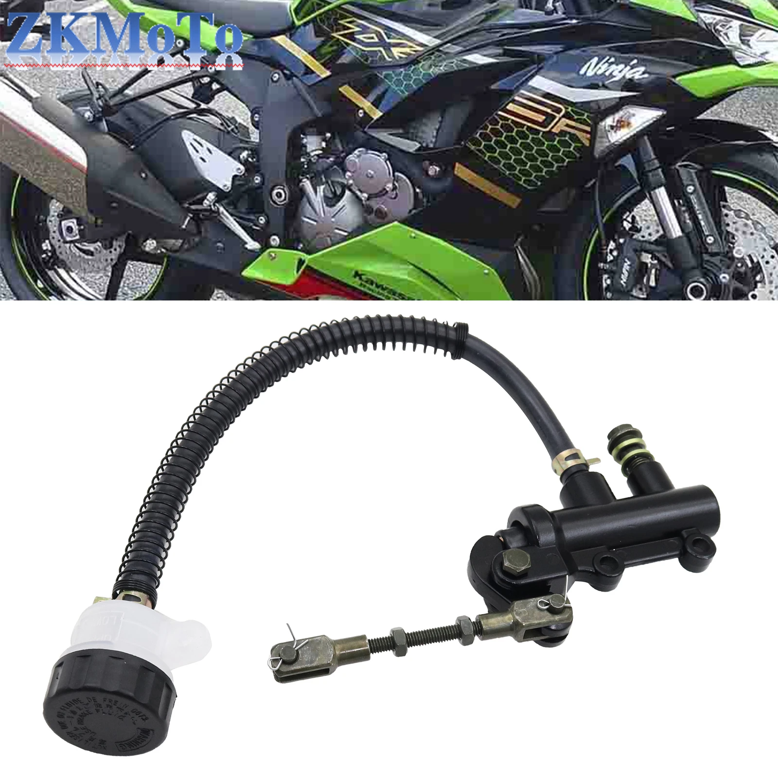 Motorcycle Rear Brake Master Cylinder Pump Hydraulic For Aprilia Buell Ducati Honda Kawasaki Moto Guzzi Suzuki Triumph Yamaha