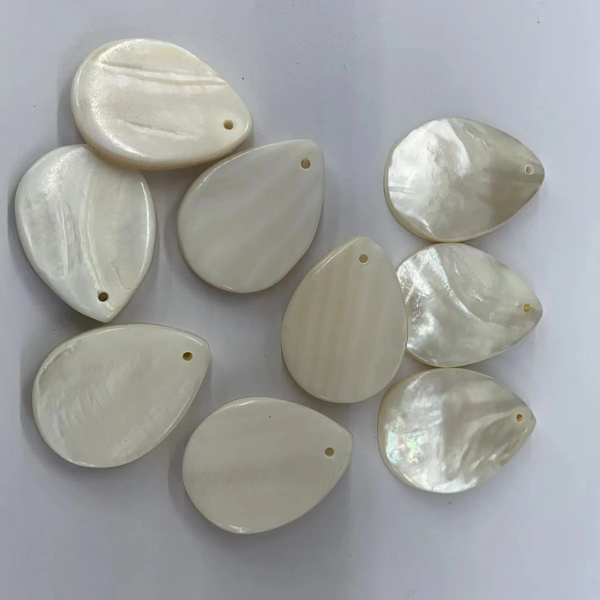 5Pcs 20x28mm Natural Seawater Shell Beads Drop Loose Pendant Charms DIY Jewelry Making Accessories For Necklace Bracelet Craft