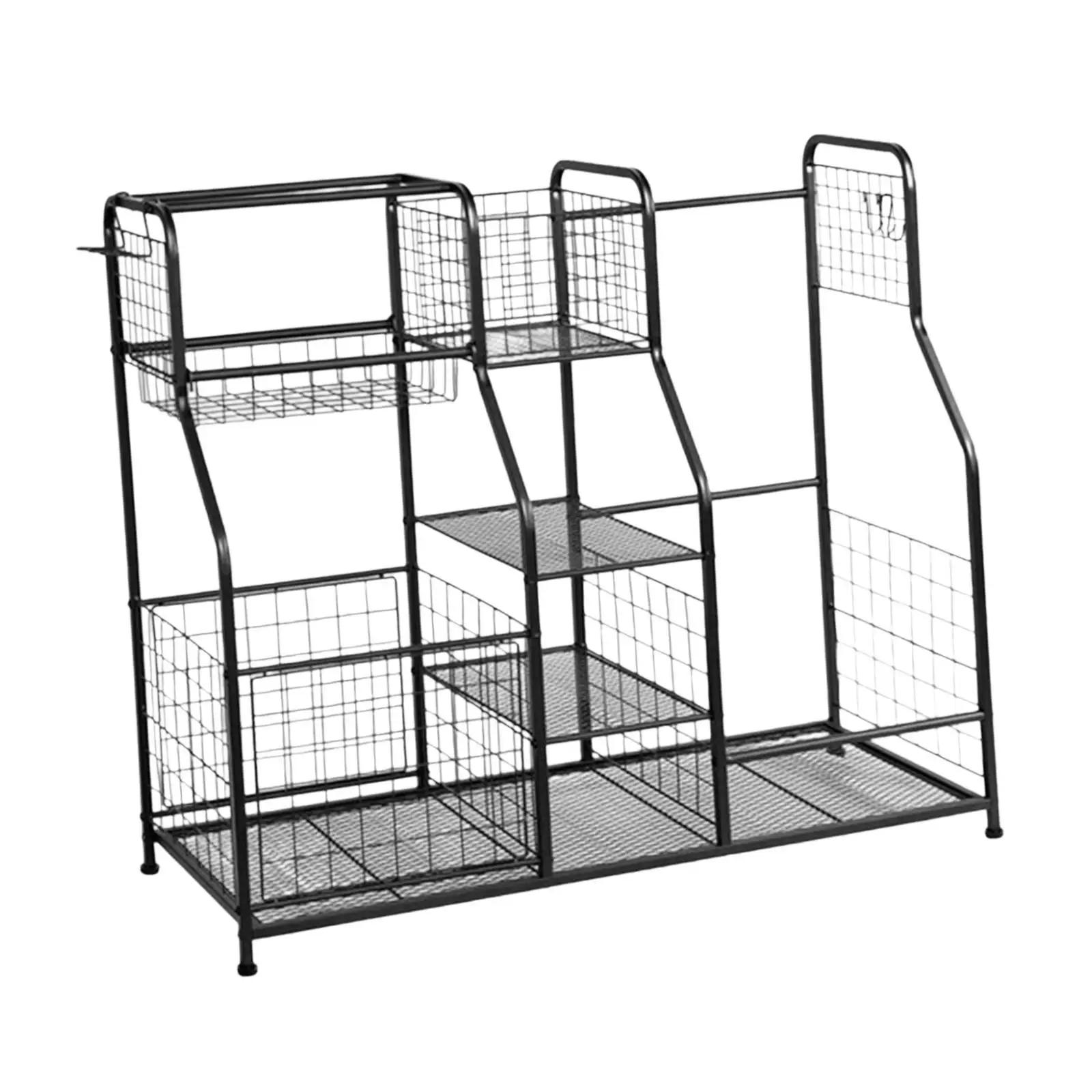 

Golf Bag Storage Rack Garage Sports Equipment Organizer for Outdoor Indoor
