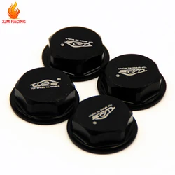 Aluminum Wheel Hub Nut 4PCS/SET for 1/5 Losi 5ive T Rovan LT King Motor X2 HPI ROFUN BAJA 5B 5T 5SC SS Buggy RC CAR GAS PARTS