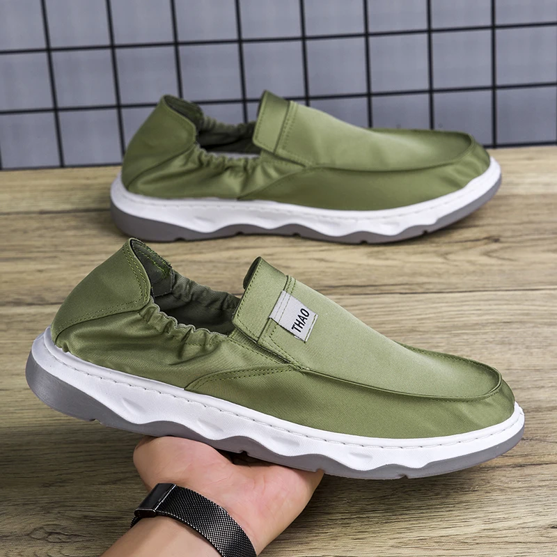 Slip-On Casual Men Cloth Shoes Breathable Sweat-Absorbing Size 39-44