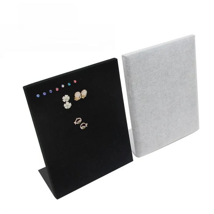 

Креативная L-образная подставка для ювелирных изделий, бархатная доска для сережек, аккор для хранения Faion, Ra Ele Pearl Design