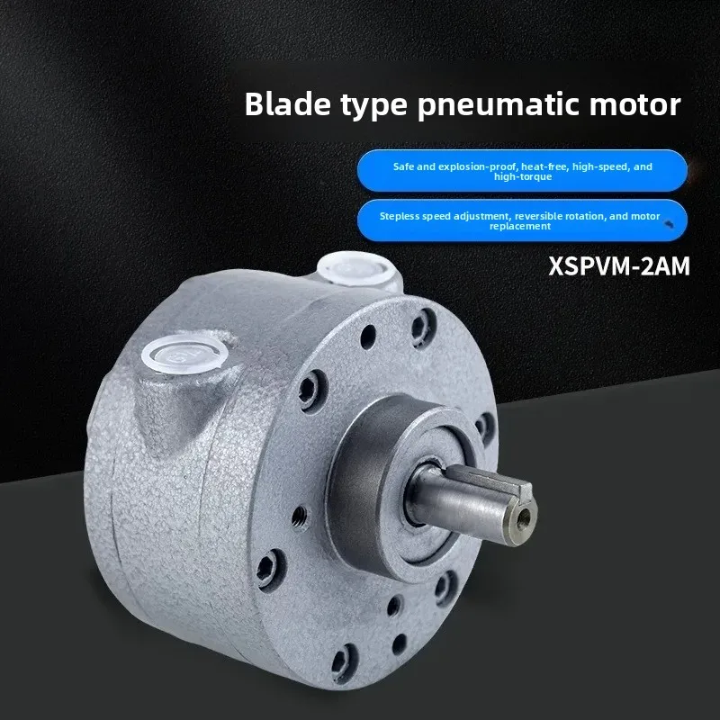 For XSPVM-2AM Vane Pneumatic Motor High Speed High Power Explosion Proof Reversible Adjustable Speed With Gear Reducer