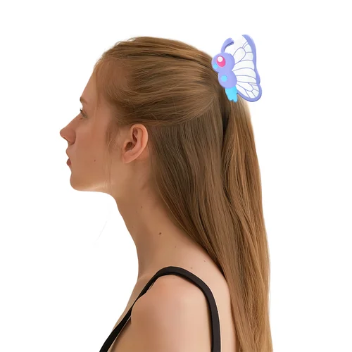 Imagen 2 del producto Pinza para el pelo de Pokémon para mujer, pinza para el pelo de Pikachu de dibujos animados para niña, pinza para el pelo a la moda, accesorios elegantes para la cabeza para mujer