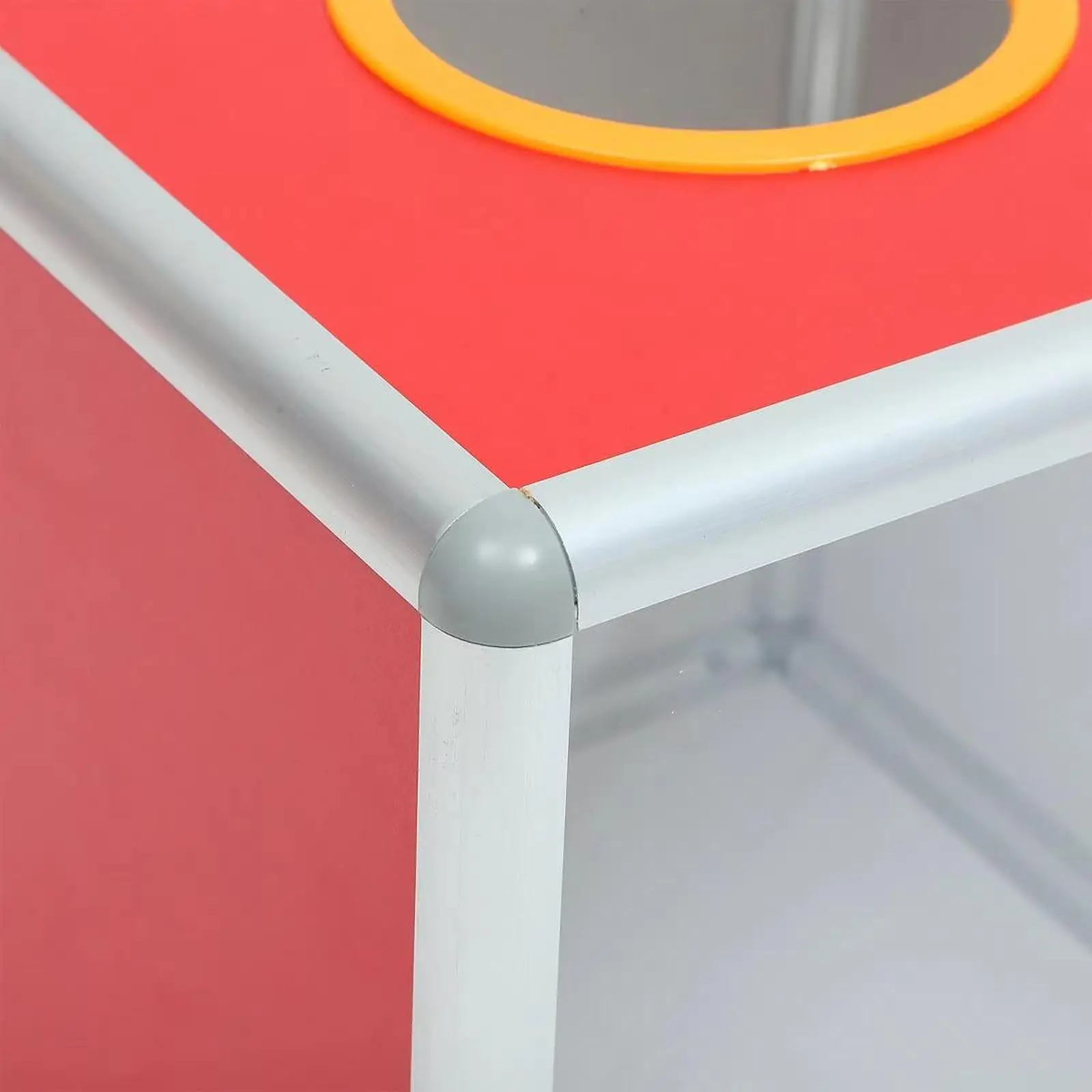 صندوق التصويت Lucky Raffle Case صندوق التبرع الشفاف من جانب واحد لأنشطة المهرجانات والاحتفالات الذكرى السنوية