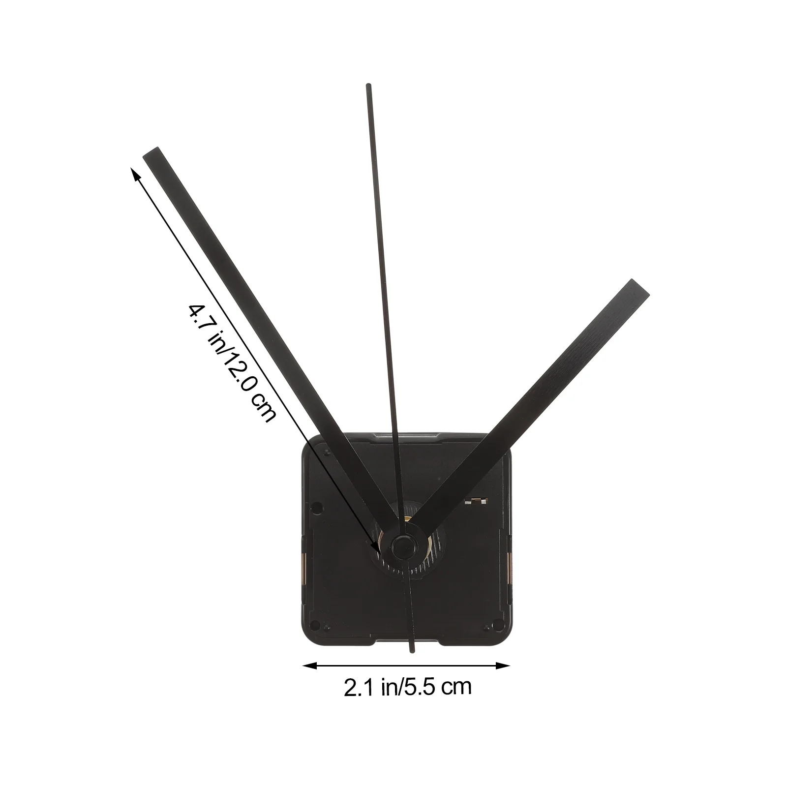 

Wall Clock Movement Kit Operated Replacement Black Quartz Durable Mechanism Repair Set Home Office Decor Clock