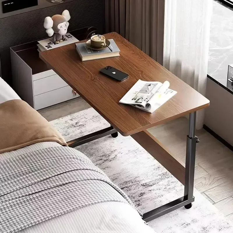 Bedside table Movable lifting small table Bedroom study Home student simple desk Dormitory lazy computer desk