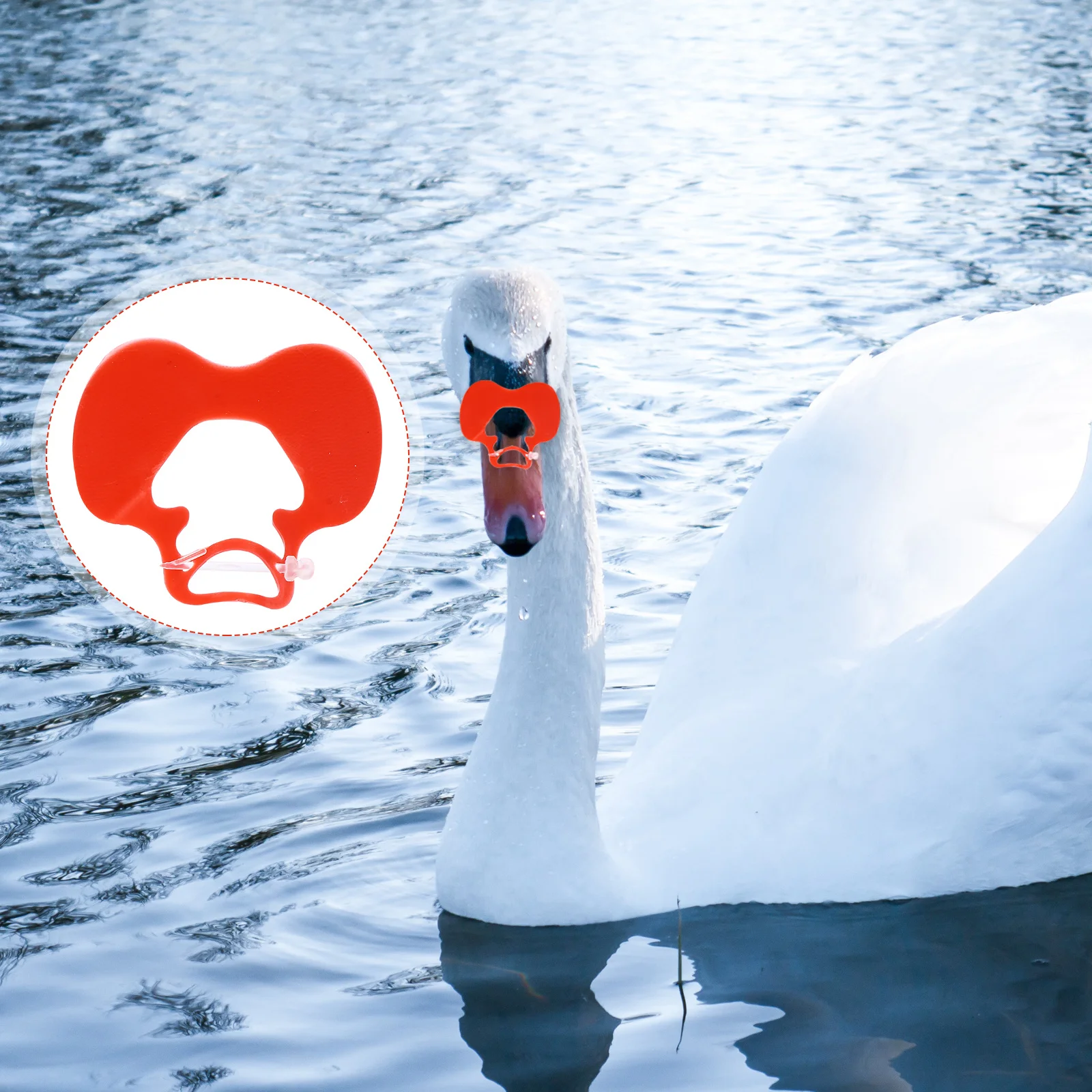 

50Pcs Farm Poultry Glasses Anti-Pecking Eye Mask for Goose and Duck Thickened Design Increases Survival Rate Livestock Tools