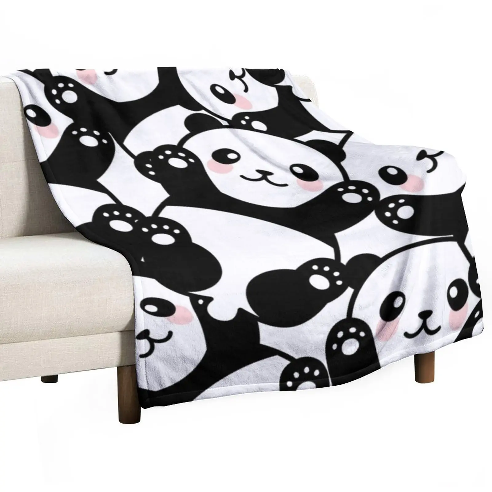 

pandas Throw Blanket Weighted Blanket For Sofa Thin Thin Blankets Decorative Sofa Blankets