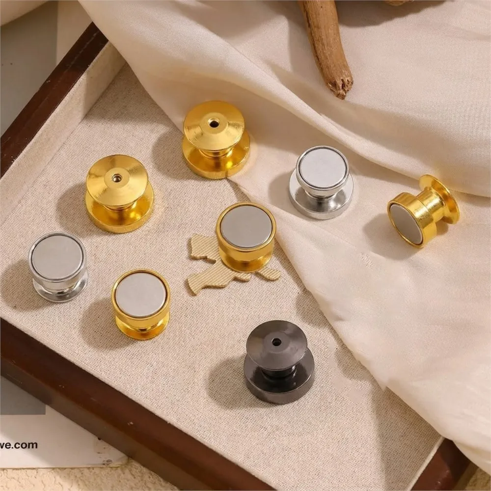 

10Pcs Magnetic Clasp Brooch Locking Pin Backs Metal Pin Back Locking Pin Keepers Locking Buckle DIY Brooch Badge Jewelry Making