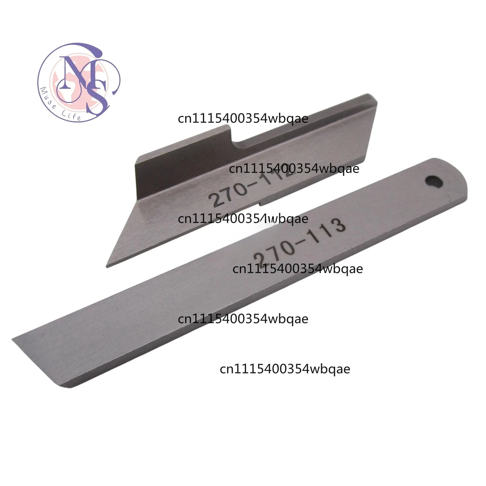 ZOCI-FOR-1Set Upper Lower Knife 270-112+270-113 Fit Serger Sewing Machine 27 327 527 627