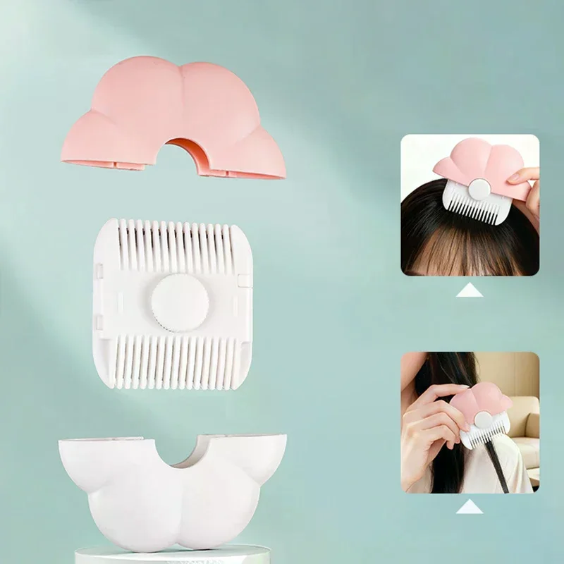 

Триммер для стрижки волос, расчески 2 в 1, двухсторонний ручной резак для челки, средство для удаления бритья, истончение, красота, аксессуар для укладки волос