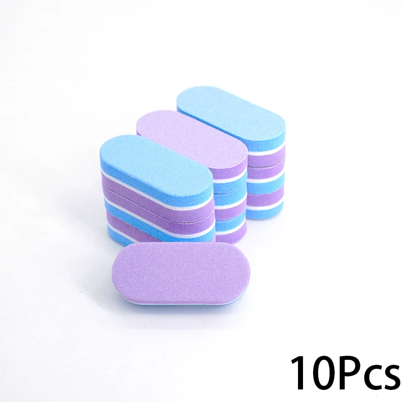 50Pc Professionelle Mini Nägel Kunst puffer Datei 100/180 Schleifpapier Maniküre Tipps Pflege Datei Schleifen Polieren Schleifen Ausrüstung Werkzeug