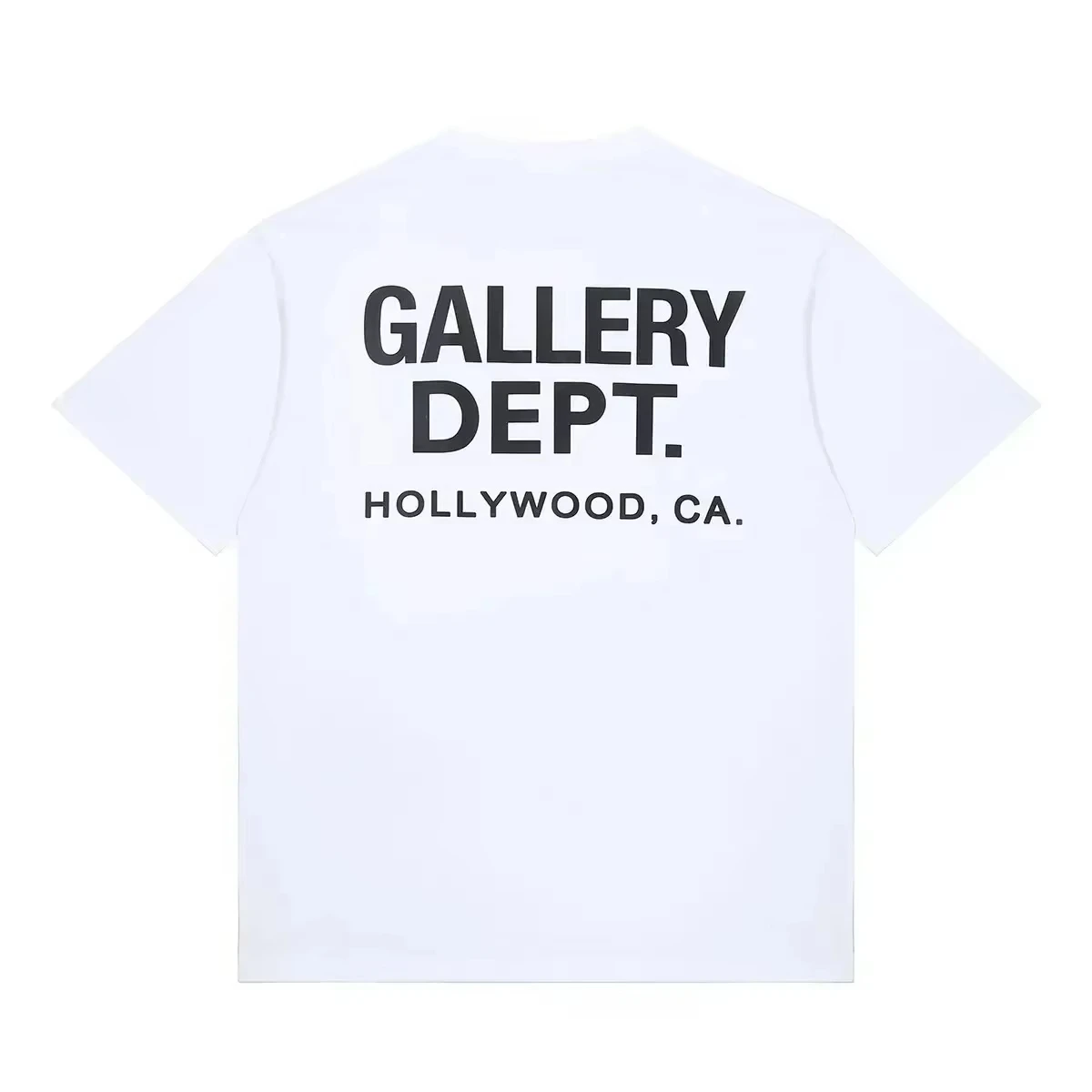 Camiseta Vintage Estampada Gallery Dept con Letras, Camiseta Casual de Cuello Redondo para Mujer, Top de Marca de Verano