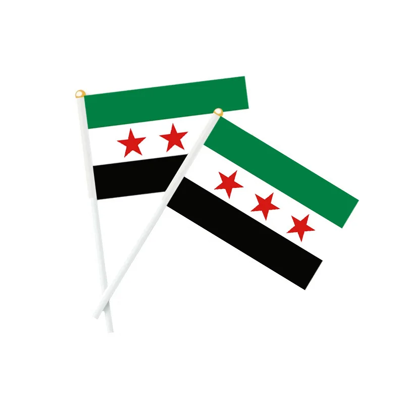 Syrian flag 14x21cm Syrian Arab Republic Syrian 3-star Free Man flag