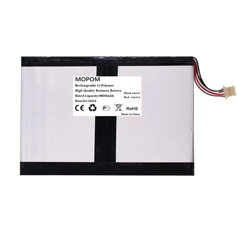 New 3.8V 9800mAh Battery For Teclast M40 Pro M40Pro Laptop with 5-wire Plug + Free Tools