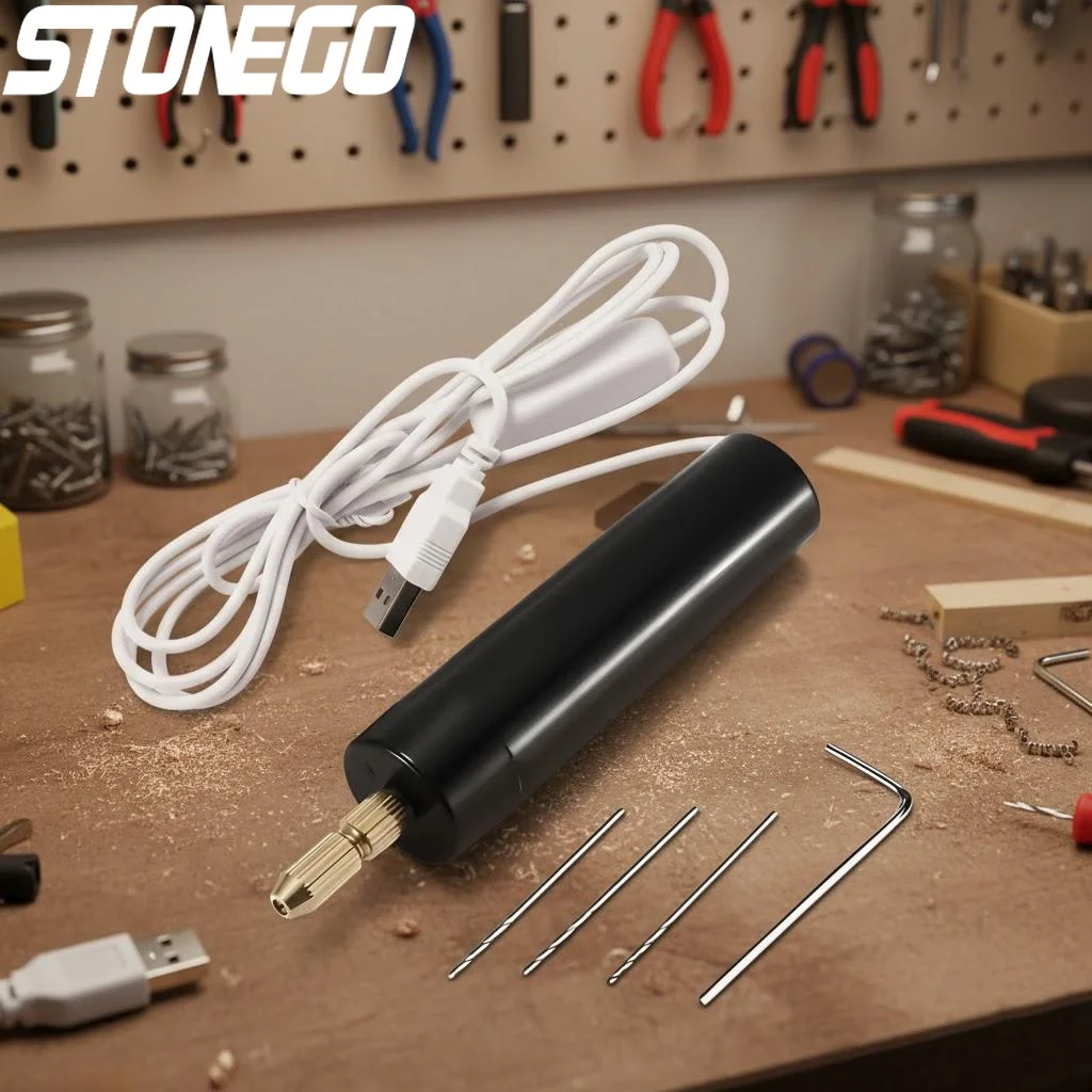 

Handheld Mini Electric Drill USB Powered Drill Tools for Epoxy Resin Jewelry Making Wood Craft Engraving Pen