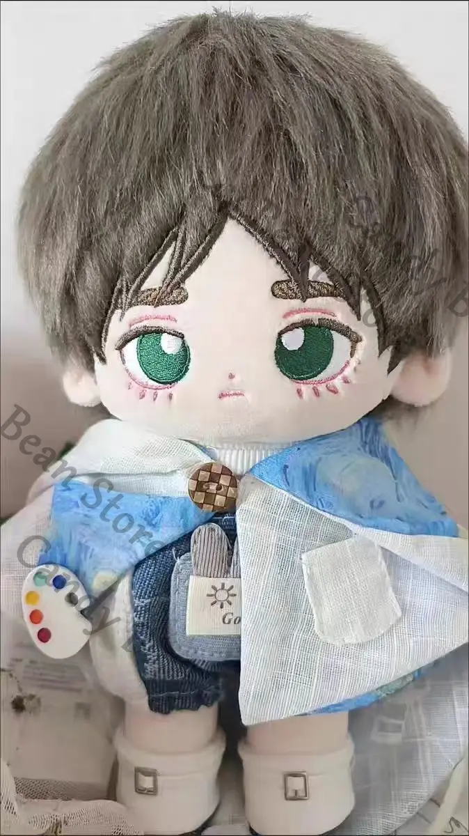 アニメ「進撃の巨人」エレン・イェーガー-コスプレ-ふわふわコットン-マウメット風-20cm-パペット-ヌードベイビー-スケルトン付き-おもちゃ-ギフト