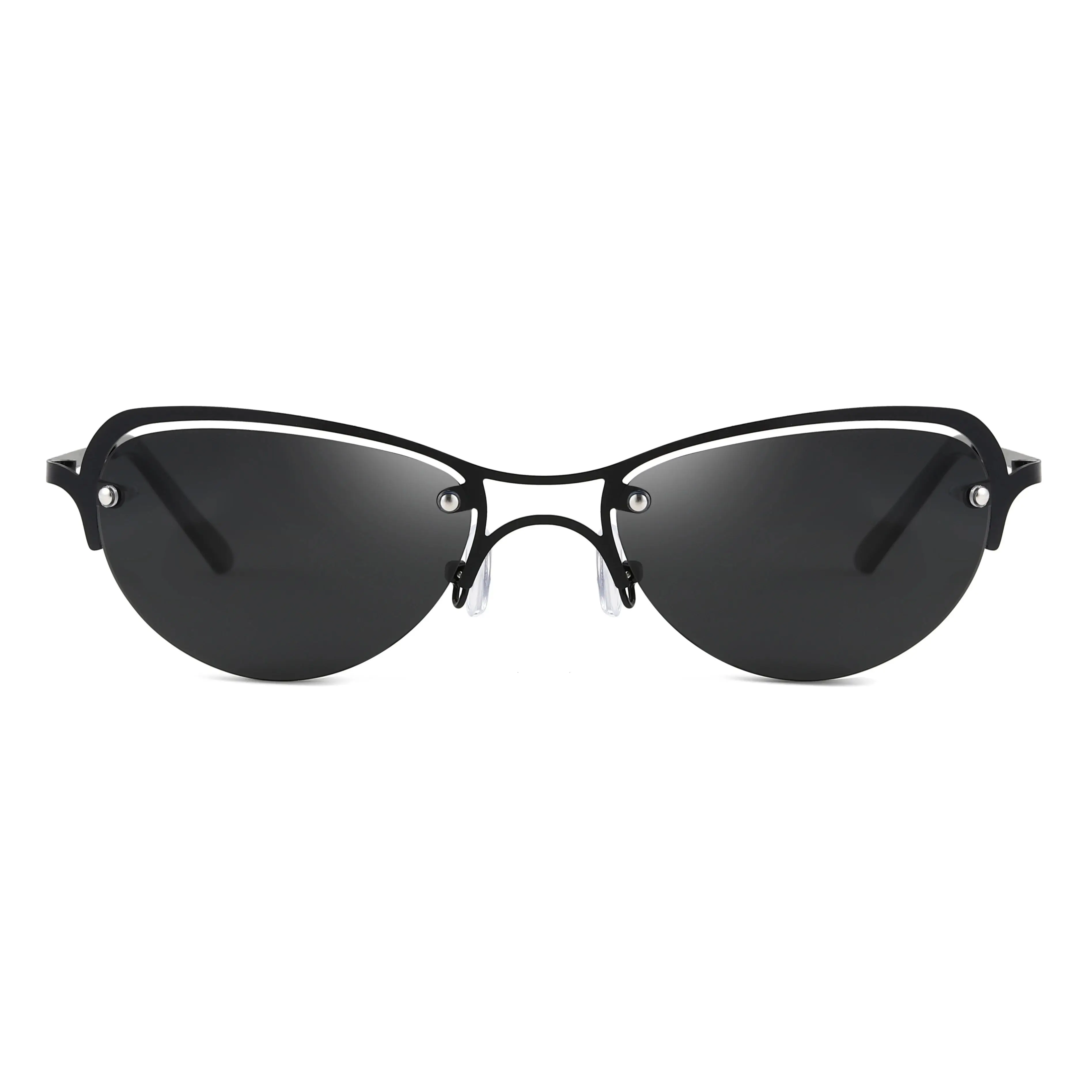 2026 Modische Coole The Matrix Neo Style Polarisierte Sonnenbrille Ultraleichte Randlose Herren-Fahrerbrille Markendesign Sonnenbrillen Ocul – Detail 7