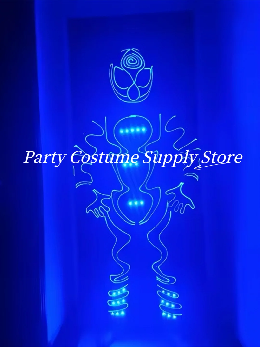 Fiber Optic Glow Suit Glow Performance Clothes LED Tron Legacy Suit Dancewear Nightclub Dresses